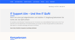 Desktop Screenshot of it-support-ulm.de